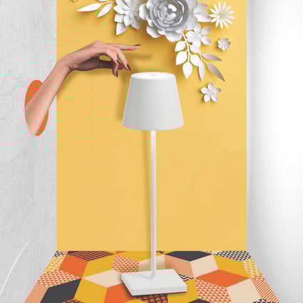 Επιτραπέζιο φωτιστικό Poldina White  LD0340B3